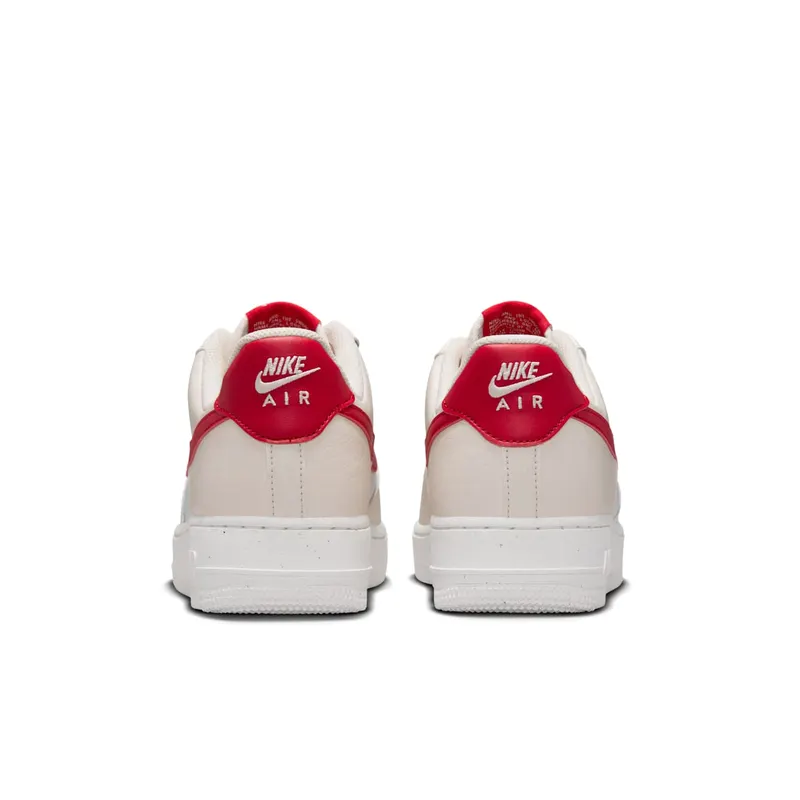 Nike Air Force 1 Low ’07 “Next Nature Pale Ivory University Red” (DC9486-109)