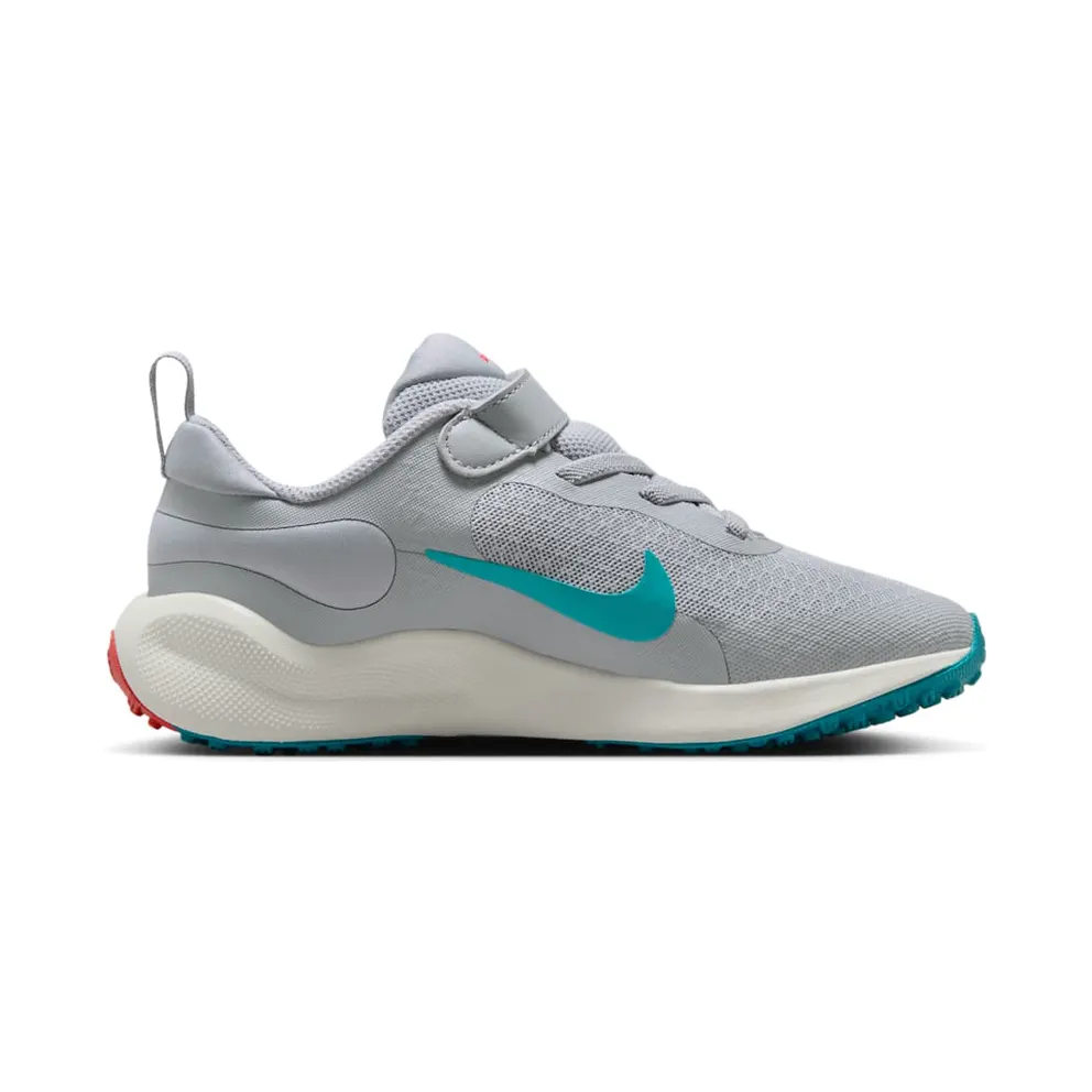 Nike Revolution 7 Wolf Grey Bright Crimson Summit White Dusty Cactus (FB7690-008)