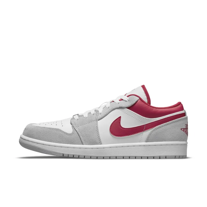 Air Jordan 1 Low SE Light Smoke Grey Gym Red (GS) (DC6991-016)