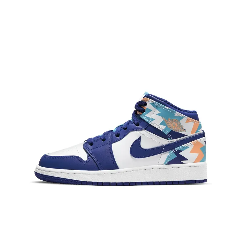 Air Jordan 1 Mid GS Storm Blue (555112-105)