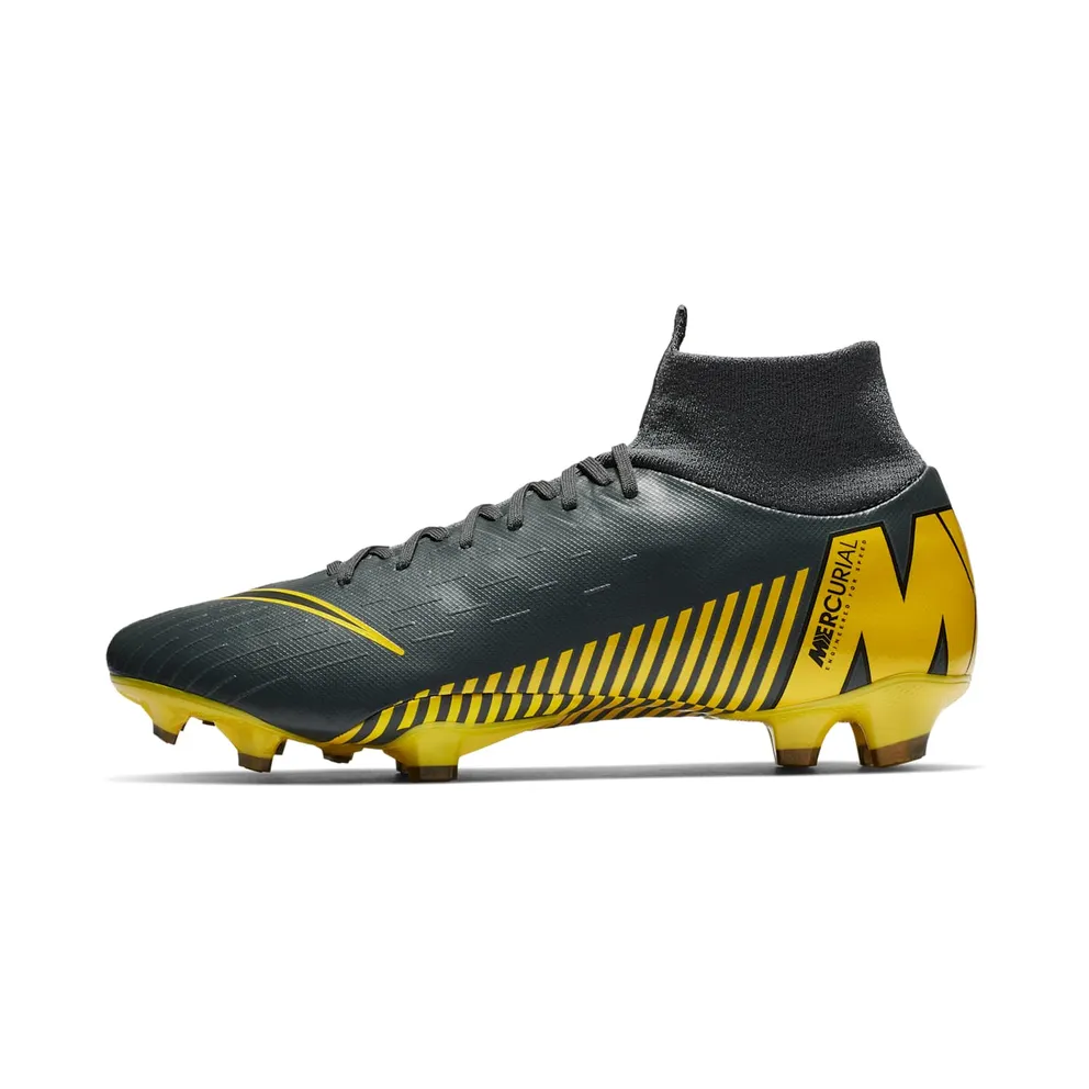 Nike Mercurial Superfly 6 Pro FG Grey Opti Yellow (AH7368-070)