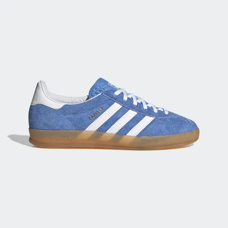 Adidas Gazelle Indoor Blue Fusion / Cloud White / Gold Metallic (HQ8717)