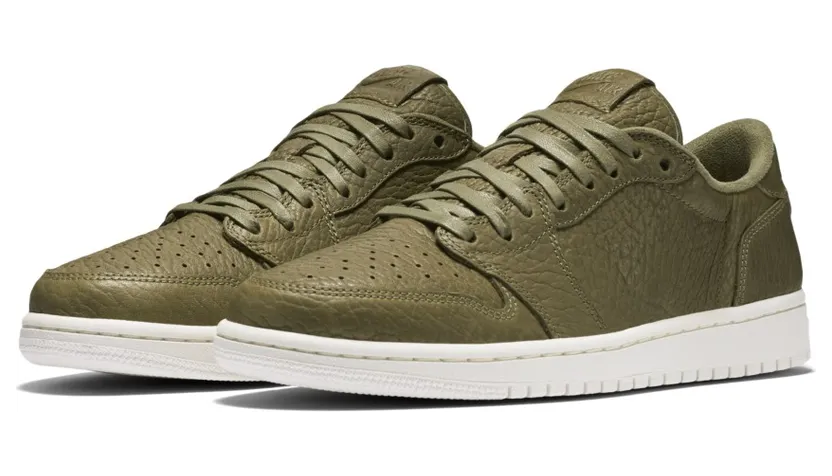 Jordan 1 Retro Low Swooshless Olive (848775-205)
