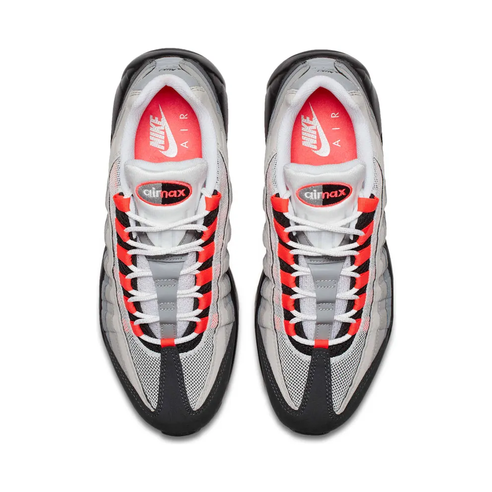 Nike Air Max 95 Solar Red (2011) White/Solar Red-Neutral Grey-Medium Grey (609048-106)