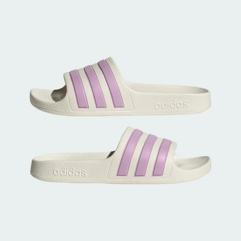 Adidas adilette Aqua Slides Kids Off White / Bliss Lilac / Off White (JS2498)