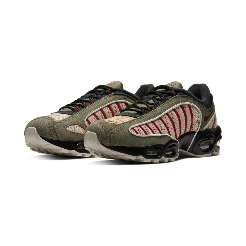 Nike Air Max Tailwind 4 Plaid Olive Olive Canvas/Team Red-Brown (CT1197-001)