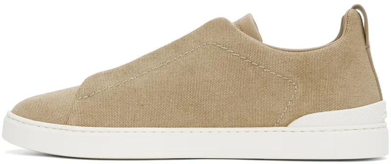 Ermenegildo Zegna Blue Canvas Triple Stitch (LHTYE-A4841X)
