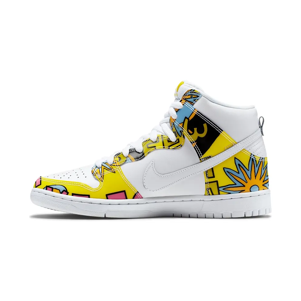 Nike Dunk SB High De La Soul (2015) White/Firefly (748751-177)