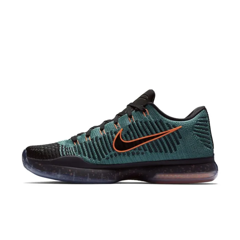 Nike Kobe 10 Elite Low Drill Sergeant Dark Atomic Teal/Mineral Teal-Black-Total Orange (747212-303)