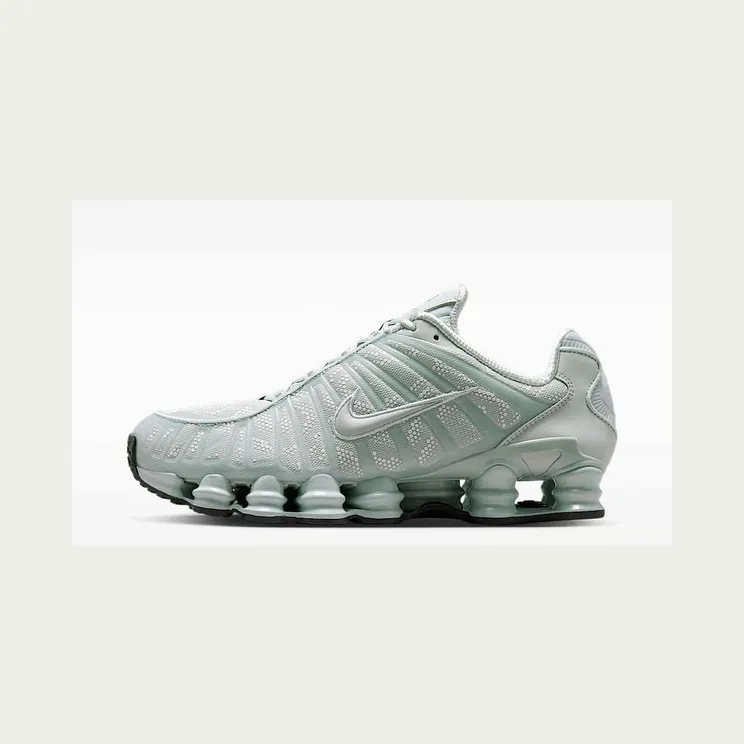 Nike Shox TL “Light Silver / Newsprint” (IM4687-002)