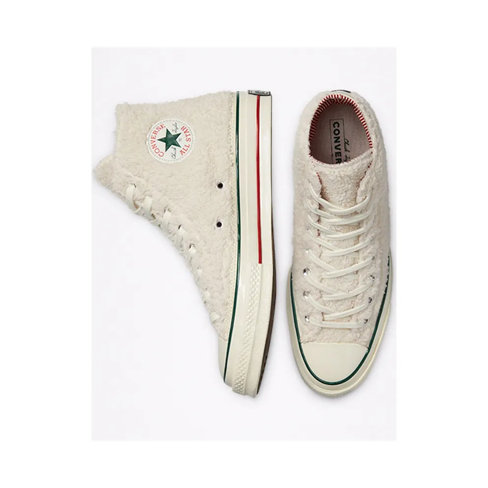 Converse Chuck 70 High ‘Winter Holidays’ Egret/Gym Red/Midnight Clover (170048C)