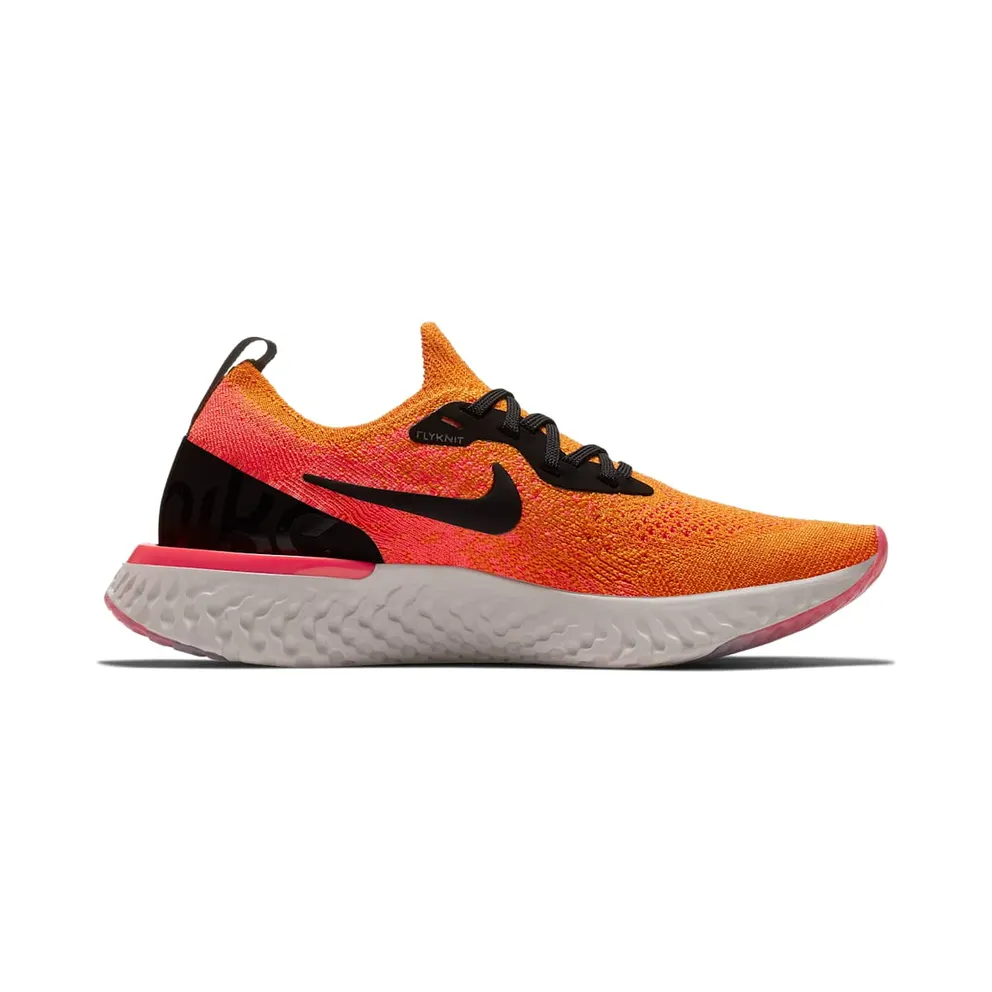 Nike Epic React Flyknit Black Orange (GS) Black/Orange (943311-800)