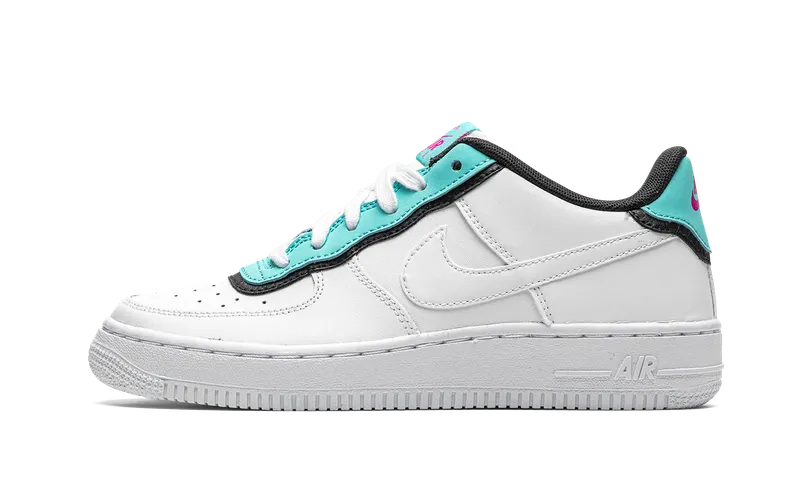 Nike Air Force 1 LV8 1 DBL GS “Double Layer – Aqua Black” (BV1084-100)