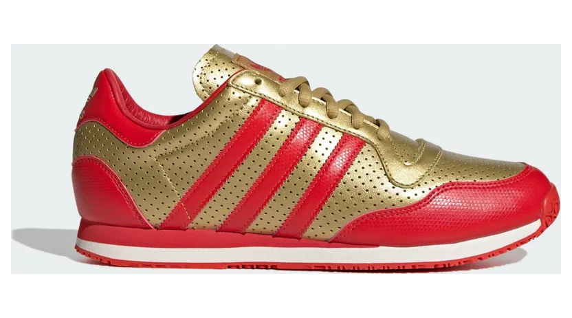 Adidas Galaxy OG Gold Metallic / Red / Off White (JR5695)