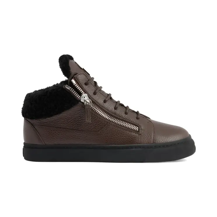 Giuseppe Zanotti Kriss leren met rits “Brown” (RM60022H03)