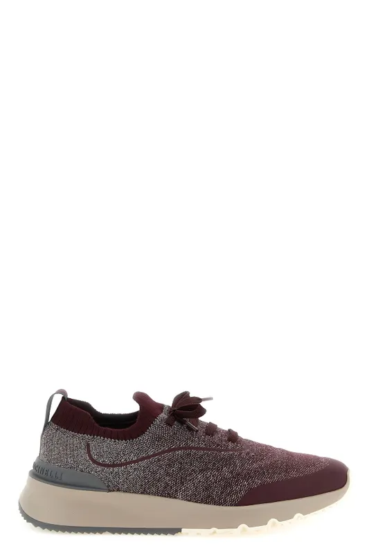 Brunello Cucinelli Runners “Bordeaux” (MZUEHRO342CZA67)