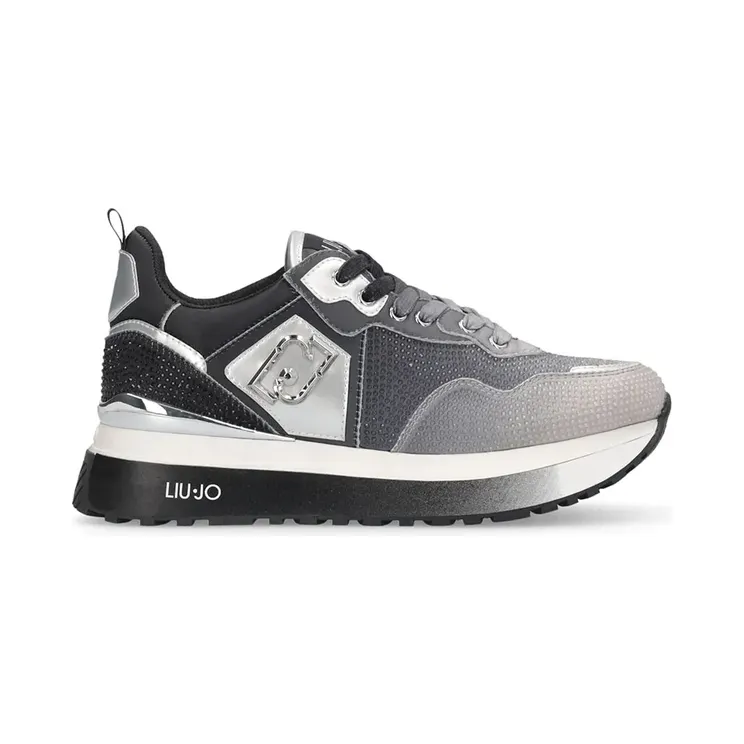 Liu·jo Satin/Strass Black/White (BF5009TX00100054)
