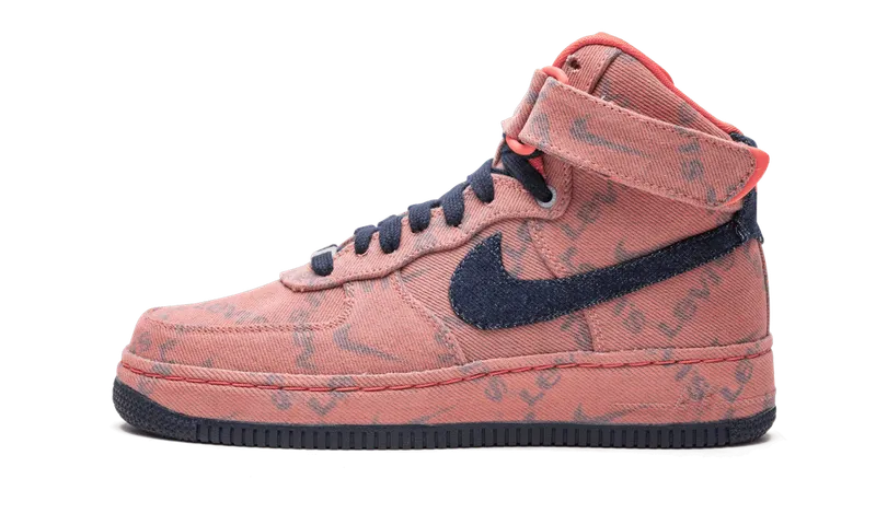 Nike Air Force 1 High Levi’s Exclusive Denim Red Denim/Navy Denim (CV0672-844)
