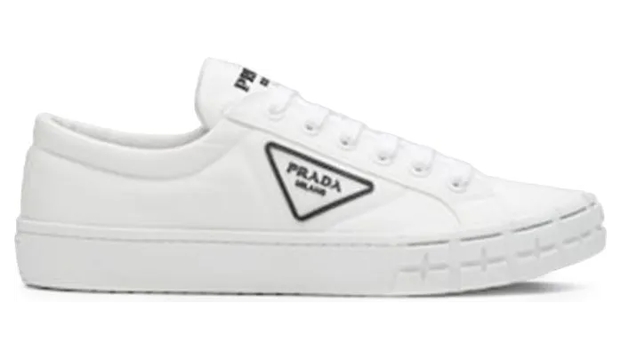 Prada Wheel Cassetta Low White Black (2EG323_1YFL_F0009)