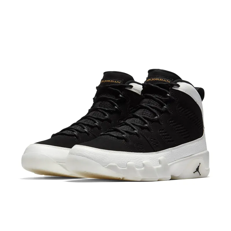 Jordan 9 Retro City of Flight Black/Black-Summit White-Metallic Gold (302370-021)