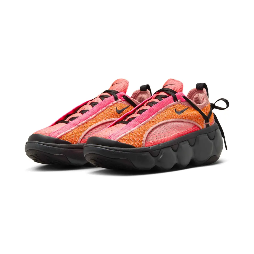 Nike Flyknit Bloom Hot Punch Red Stardust Dark Smoke Grey Black (FD2149-600)