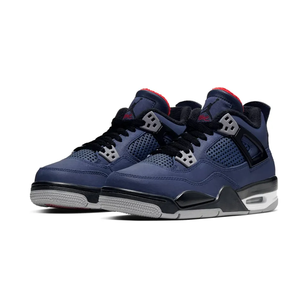 Jordan 4 Retro Winterized Loyal Blue (GS) Loyal Blue/White-Habanero Red-Black (CQ9745-401)