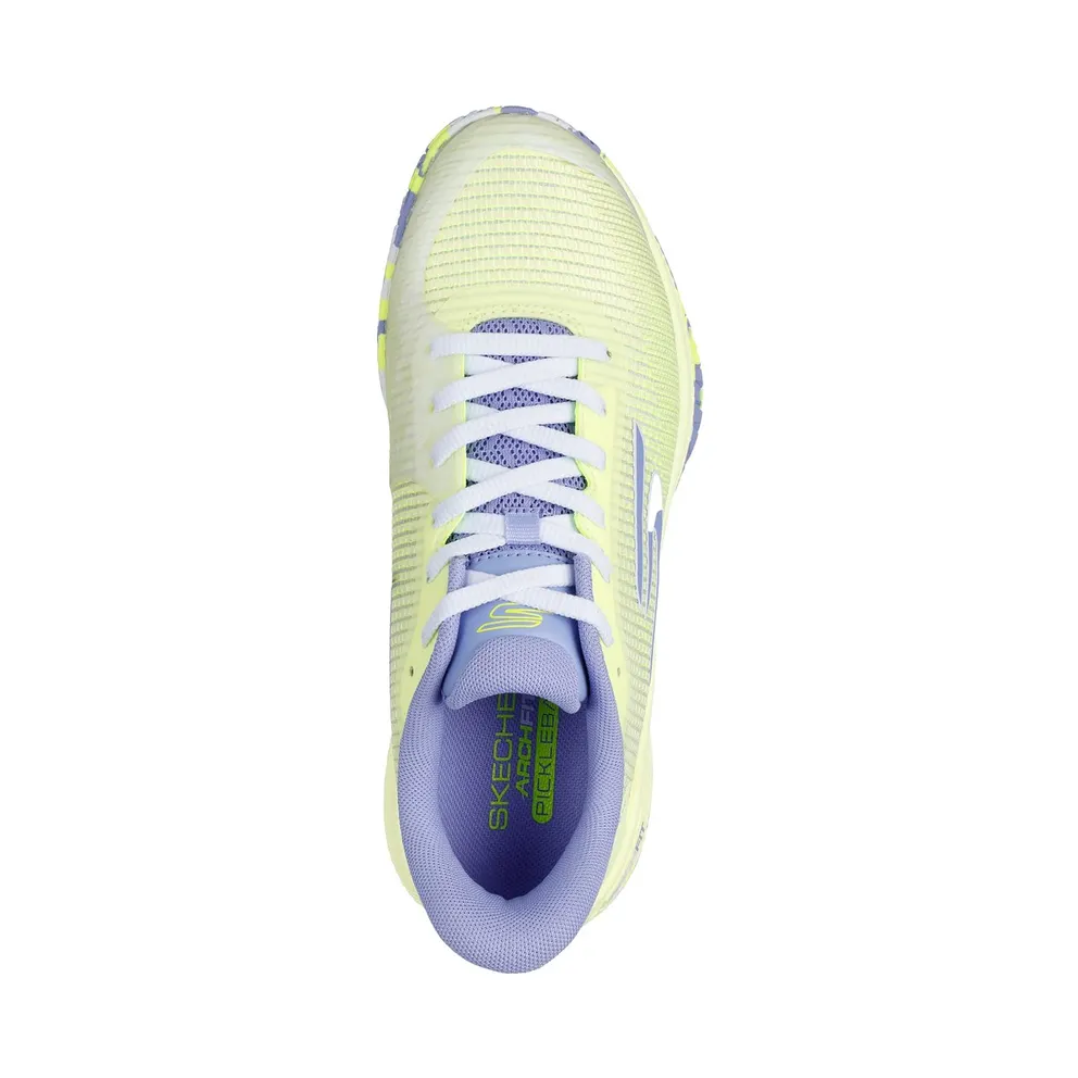 Skechers Viper Court Pro 2.0 Sneaker Limoen/Lavendel