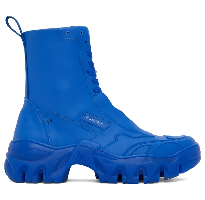 Rombaut Blue Boccaccio II High-Top Sneakers (S22-B-032)