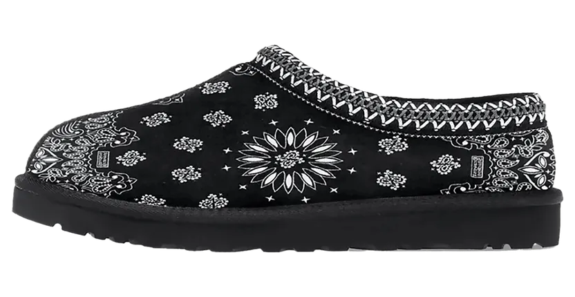 Bravest Studios Paisley Slippers “Black” (BS44)
