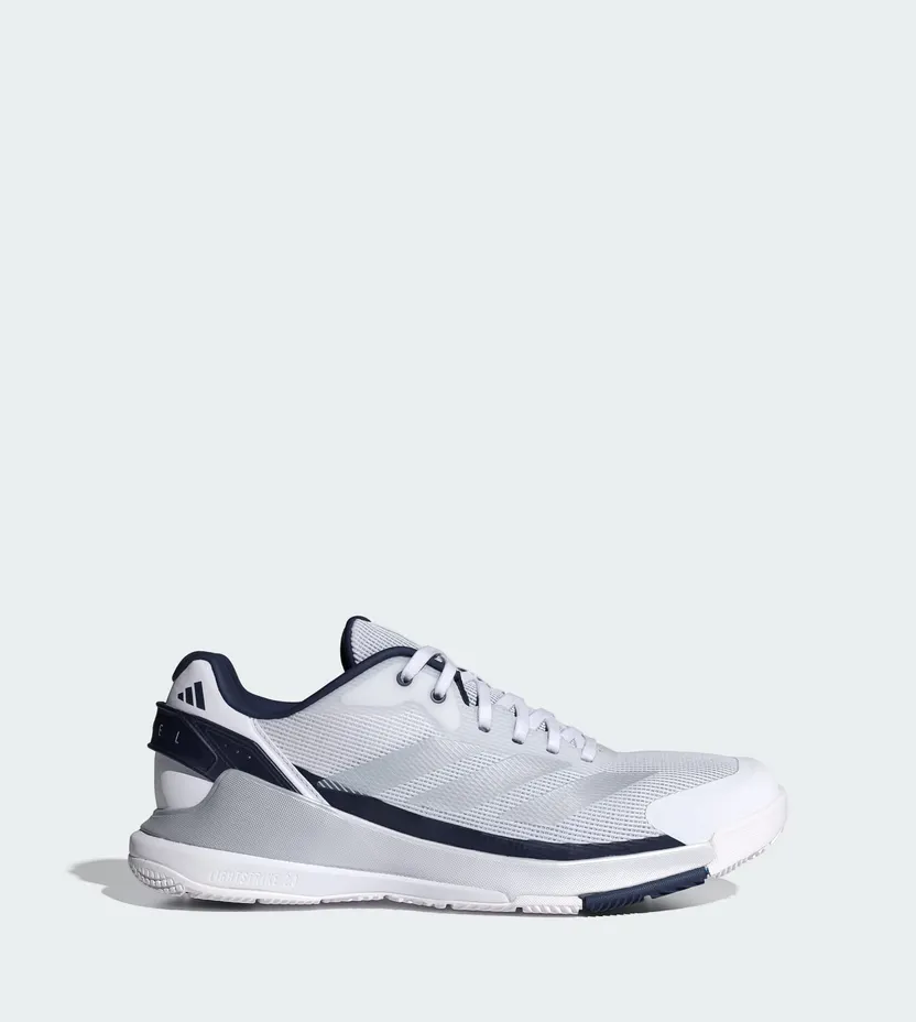 Adidas Crazyquick Padel Cloud White / Silver Metallic / Dark Blue (JR2127)