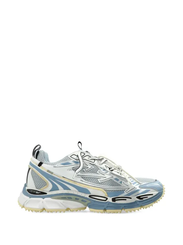 Off-White Be Right Back with pijlpatroon – Blue (OMIA295S26FAB001154C)