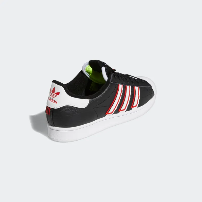 Adidas Superstar Core Black / Cloud White / Vivid Red (GY0998)