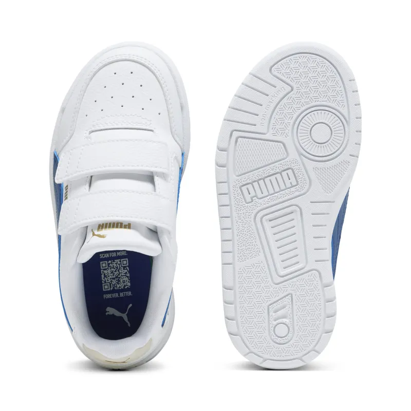 Puma Shuffle Downtown “Puma White / Clyde Royal / Puma Gold” (403740_11)