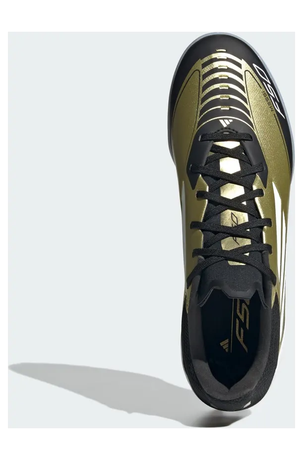 adidas F50 League Turf Messi Gold Metallic Cloud White Core Black (IG9282)