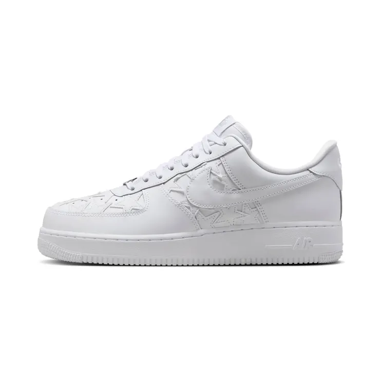 Nike Air Force 1 Low ’07 Edge White Stars “White / Metallic Silver” (IM5750-100)