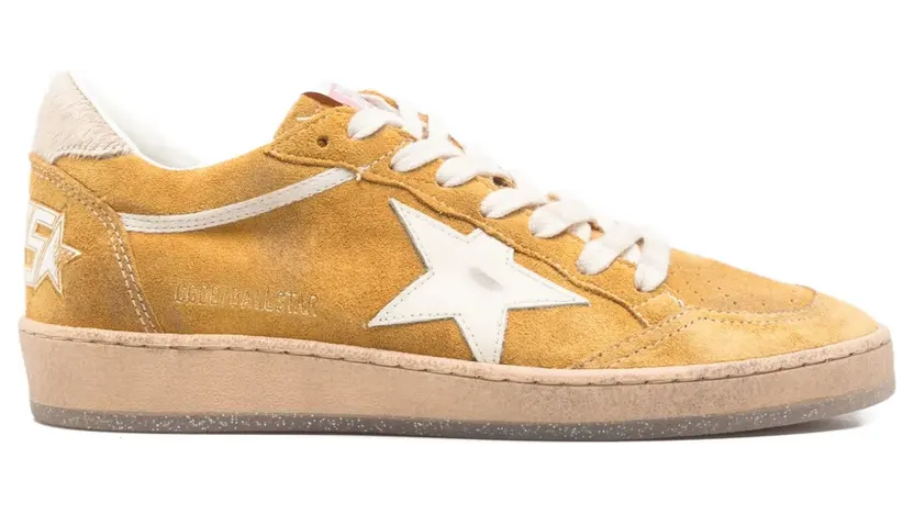 Golden Goose Wildleder-Sneakers mit Sterndetail “Brown” (GWF00117F007473)