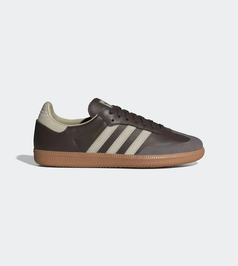 Adidas Samba OG Brown / Putty Grey / Gold Metallic (ID1481)