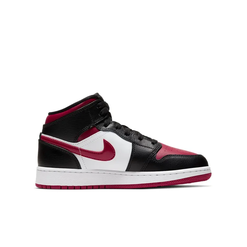 Air Jordan Nike AJ 1 Mid Bred Toe (GS) (2020) (554725-066)