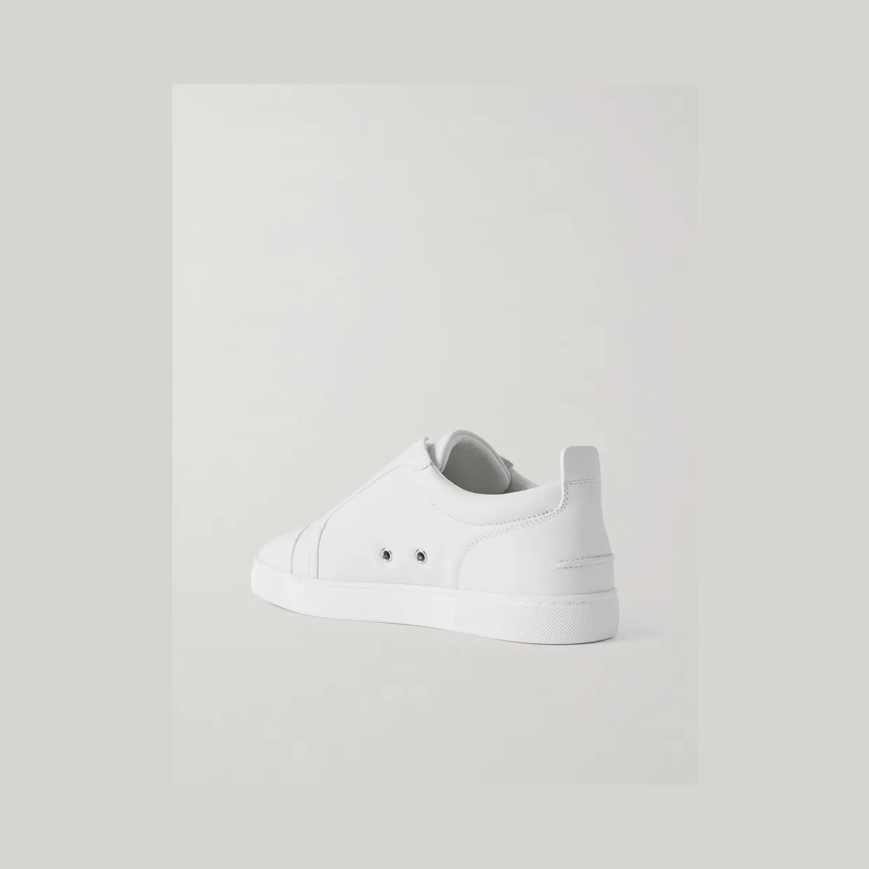 Christian Louboutin St Louis Leather Slip-On Sneakers White (3250668) (4)
