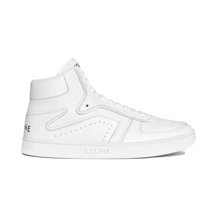 Celine CT-01 Z Trainer High Top Sneakers Optic White (342813338C-01OP)