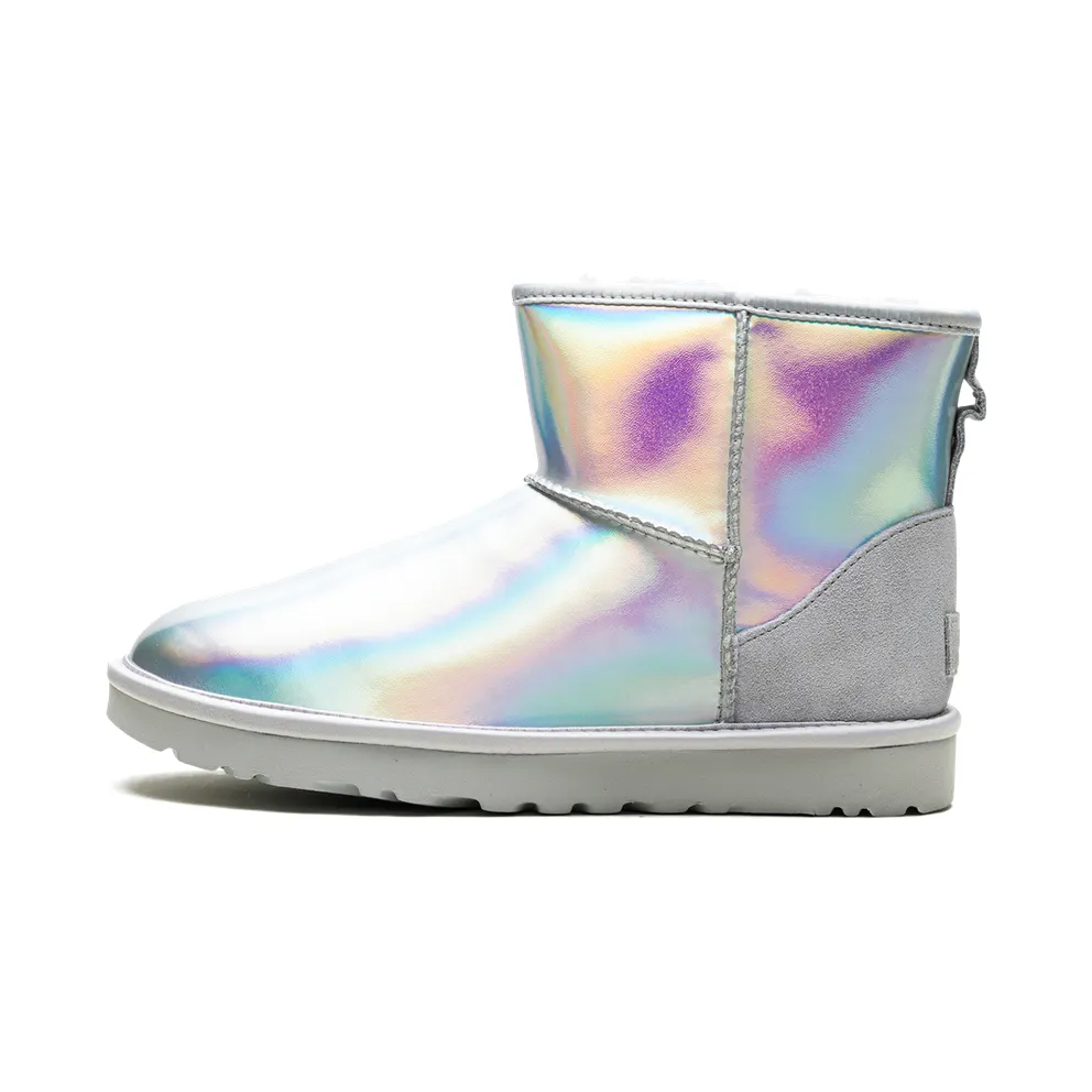 Ugg Classic Mini Iridescent “Glacier Grey” (1153532-GCGR)