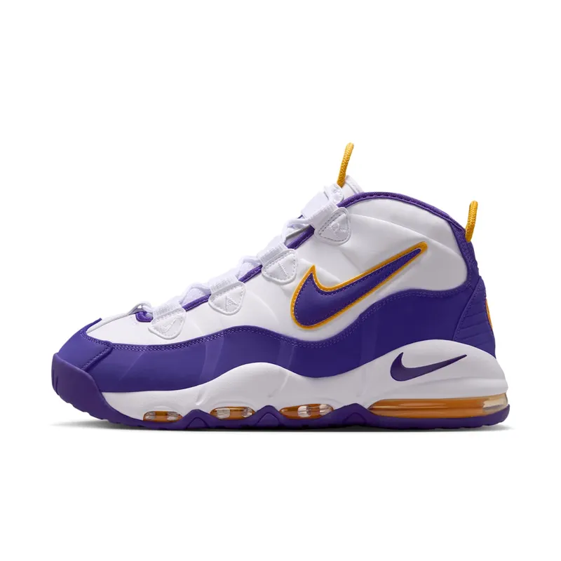 Nike  Air Max Uptempo Lakers Derek Fisher White/Court Purple-White-White (311090-103)