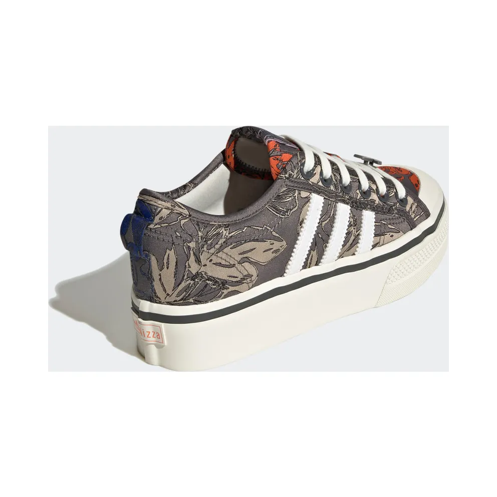 Adidas Nizza Platform Off White / Cloud White / Impact Orange (HQ6240)