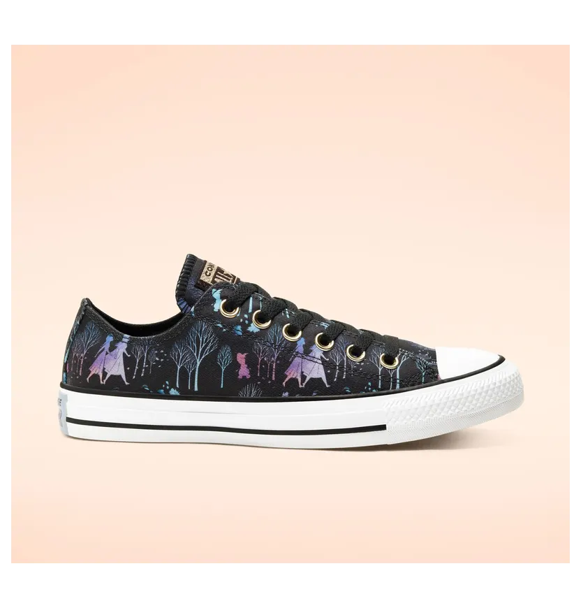 Converse Frozen 2 x Chuck Taylor All Star Low ‘Enchanted Forest’ Black/Multi-Color/Black (167359C)