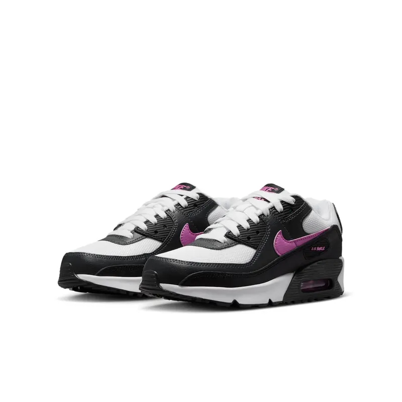 Nike Air Max 90 White/Black/Anthracite/Playful Pink (IQ0098-104)
