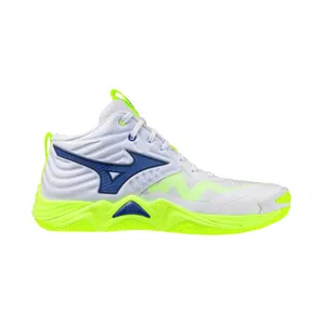 Mizuno Wave Momentum Elite Mid White Lightning Yellow Dazzling Blue (V1GA251739)