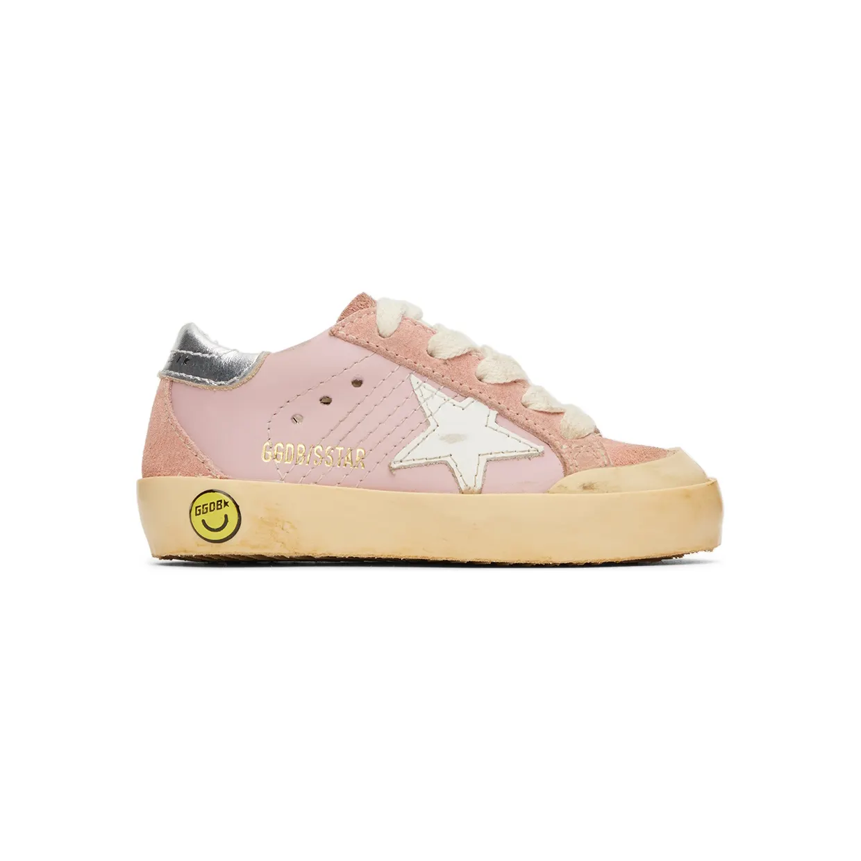 Golden Goose Baby Pink Super-Star Penstar Sneakers (GJF00175.F003182.25647)