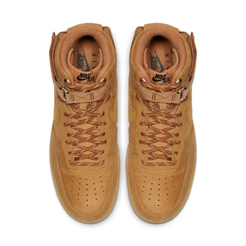 Nike Air Force 1 High Flax (2019) Flax/Wheat-Gum Light Brown-Black (CJ9178-200)