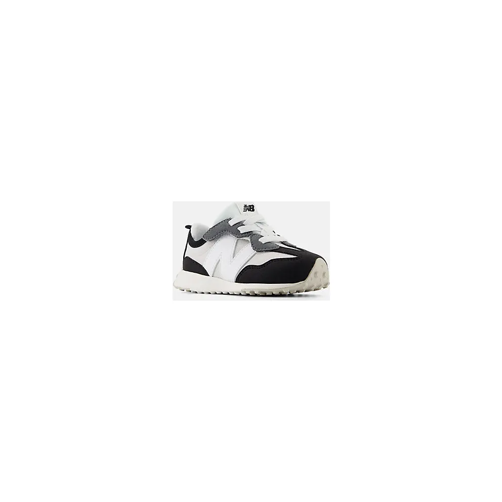 New Balance 327 Hook and Loop Grey Matter White Black (NW327GX)