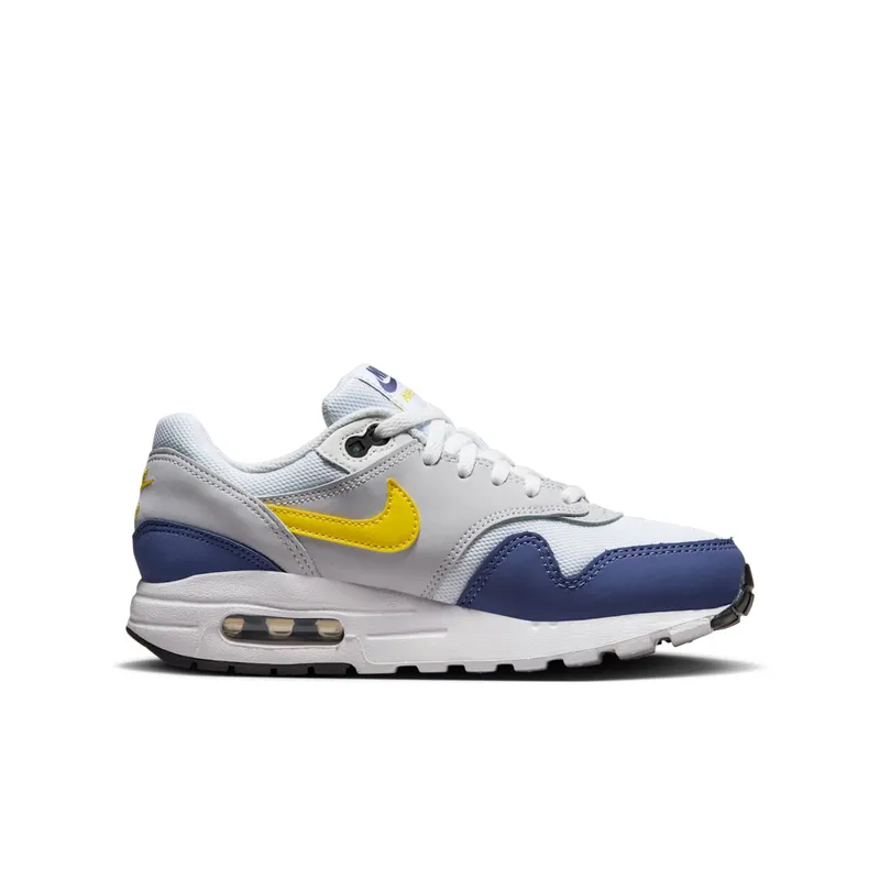 Nike Air Max 1 White Blue Recall Pure Platinum Tour Yellow (DZ3307-107)